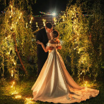 Solcelledrevet LED-lyskæde, 12 m