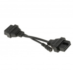 16 pins til 12 pins OBD2 adapter for Mitsubishi 16 pins til 12 pins OBD2 adapter for Mitsubishi