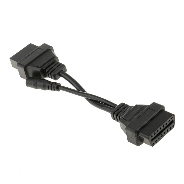 16 pins til 12 pins OBD2 adapter for Mitsubishi 16 pins til 12 pins OBD2 adapter for Mitsubishi
