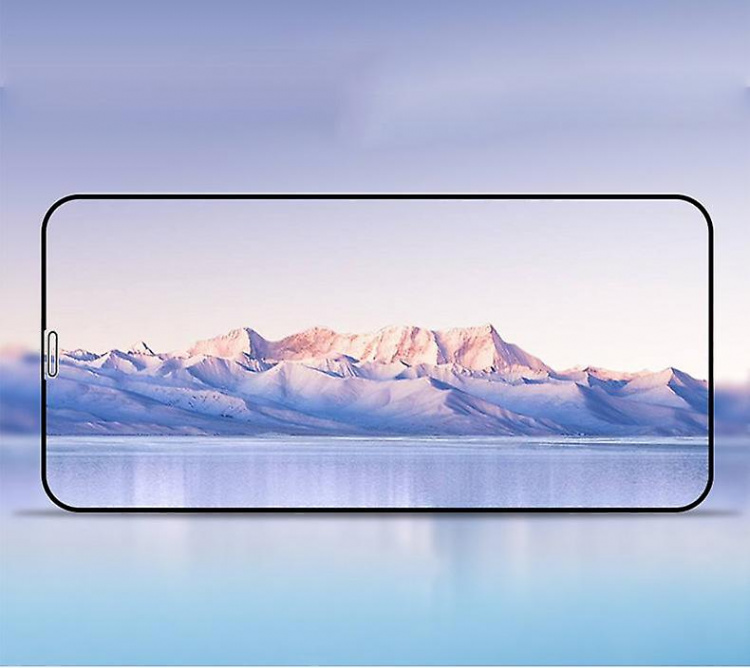 Skjermbeskytter i 9H herdet glass for iPhone 14, svart Skjermbeskytter i 9H herdet glass for iPhone 14, svart