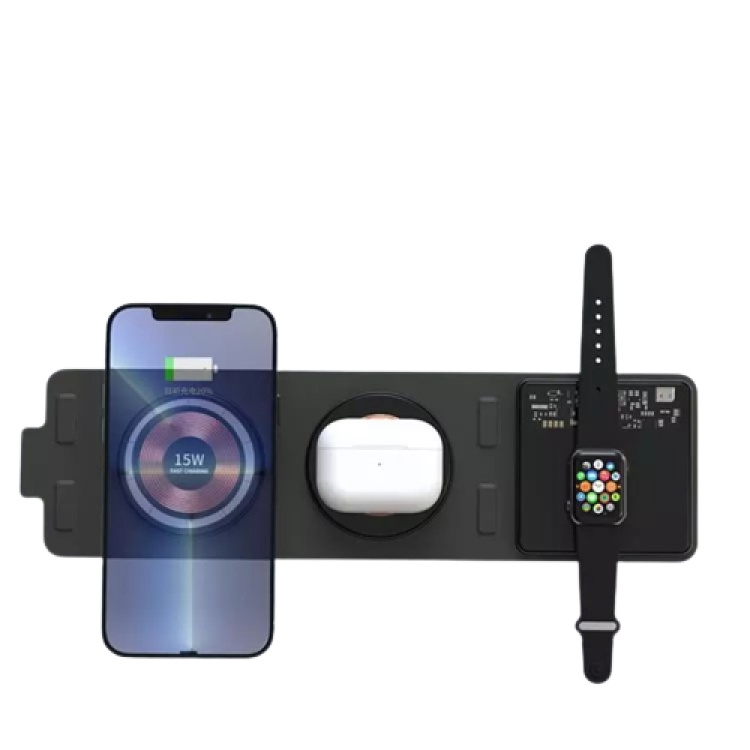 Magnetisk trådløs lader 3 i 1 for iPhone 14, iWatch, Airpods Magnetisk trådløs lader 3 i 1 for iPhone 14, iWatch, Airpods