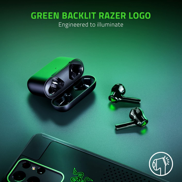 Razer Hammerhead X True Wireless-ørepropper, svart Razer Hammerhead X True Wireless-ørepropper, svart