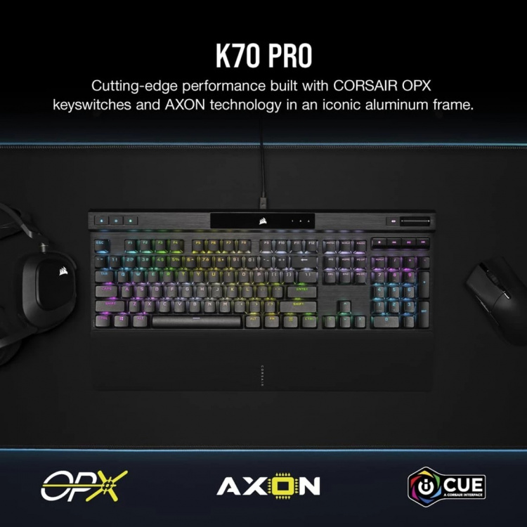 Corsair K70 Pro RGB svart spilltastatur