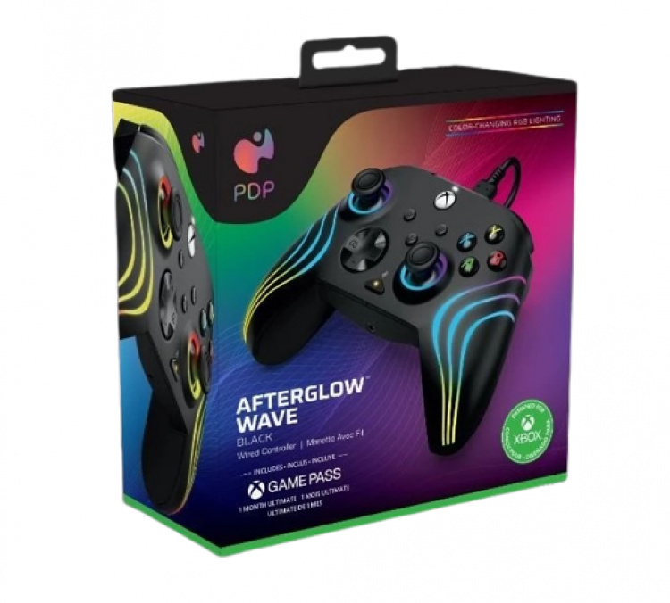 PDP Afterglow Wave kablet spillkontroller for Xbox og Windows 10/11 PDP Afterglow Wave kablet spillkontroller for Xbox og Windows 10/11