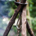 Stativholder med krok Stativholder med krok