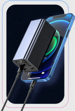 Powerbank 20000mAh 65W QC3.0 hurtiglading for telefon og bærbar PC Powerbank 20000mAh 65W QC3.0 hurtiglading for telefon og bærbar PC