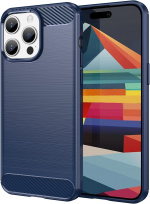 TPU-etui til iPhone 15, blå