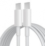 USB-C-kabel - 1,8 m - Hvit - iPhone 15-kompatibel