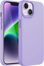 Silikonetui til iPhone 15 Pro, lilla