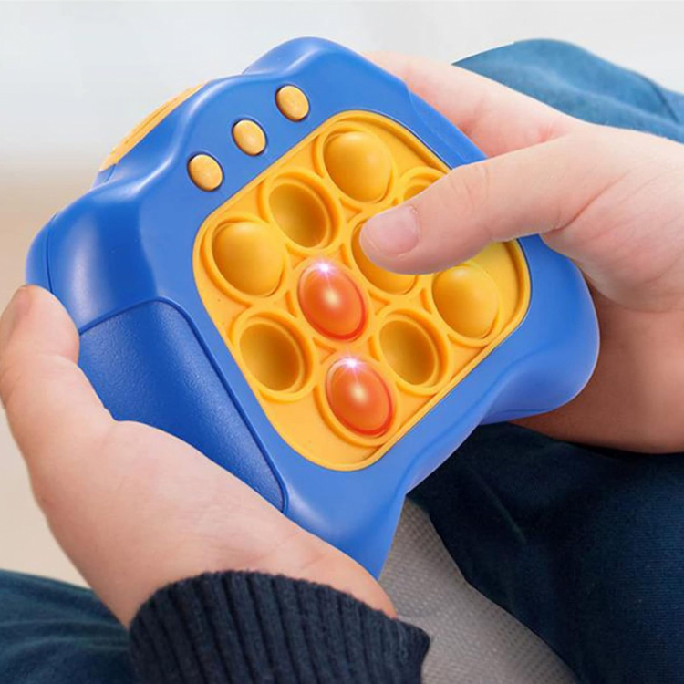 Quick Push Pop it-leke, blå Quick Push Pop it-leke, blå