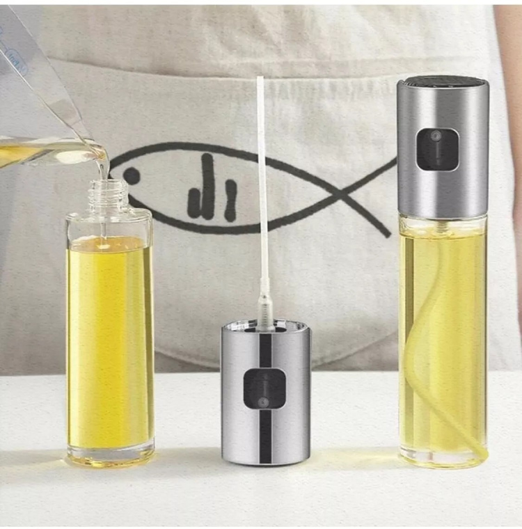 Sprayflaske i glass til eddik/olje, 100 ml