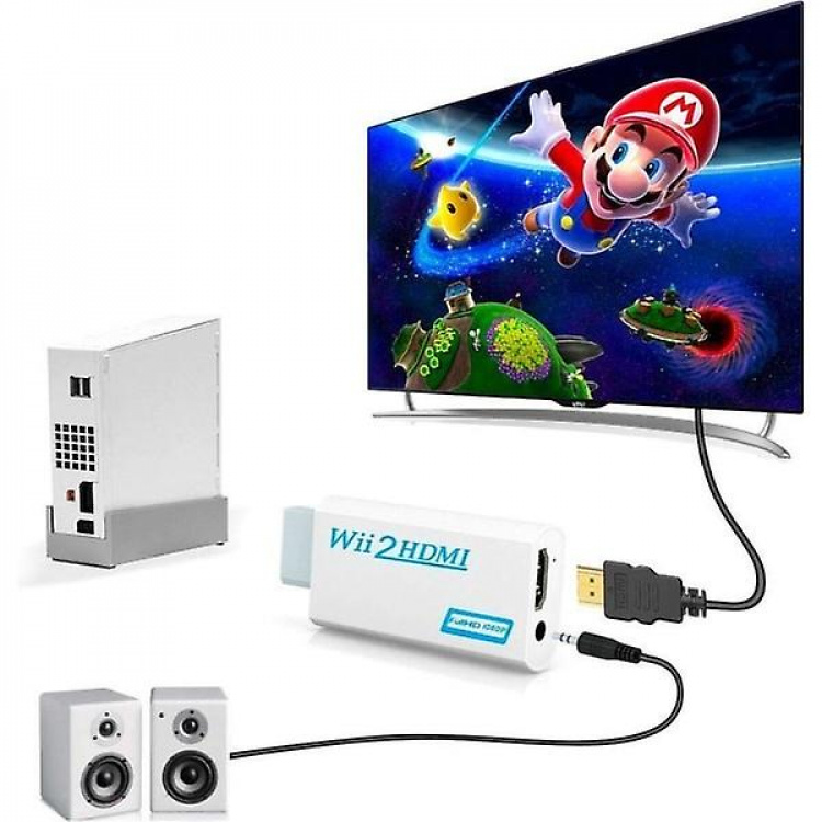 HDMI-adapter for Nintendo Wii - full HD 1080p