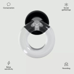 Støydempende ørepropper, transparente