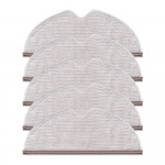 5-pakning med moppekluter til Roborock S5/S5 Max/S50/S51/S55/S55/S6/S6 MaxV/S6 Pure