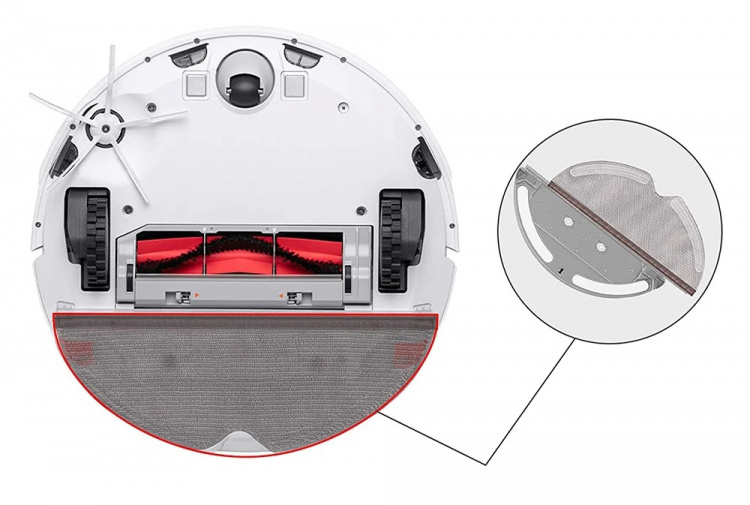 5-pakning med moppekluter til Roborock S5/S5 Max/S50/S51/S55/S55/S6/S6 MaxV/S6 Pure