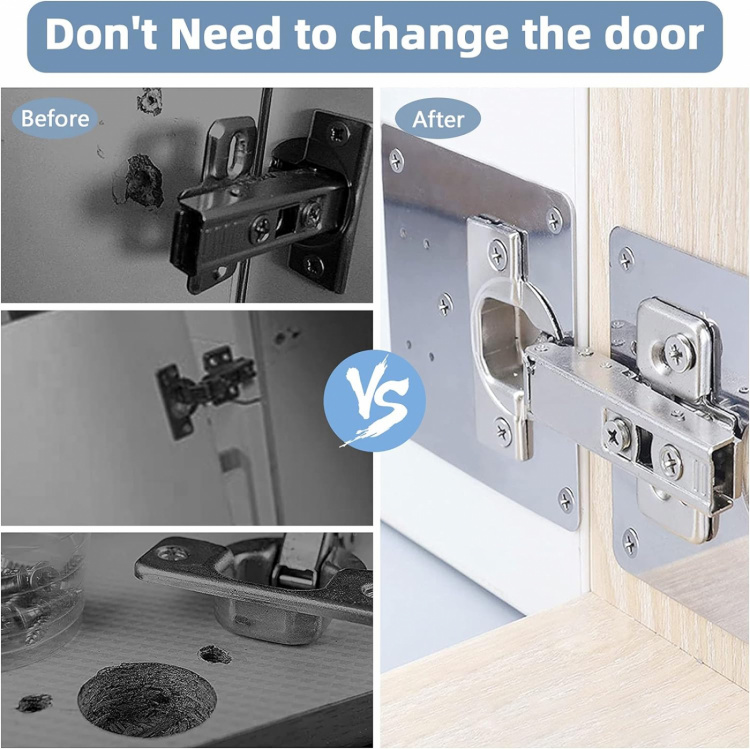 Reparasjonsplate for hengsler, 2-pk Reparasjonsplate for hengsler, 2-pk