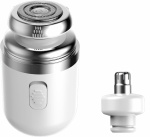 Bærbar minirakapparat, hvit