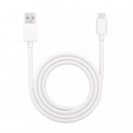 USB-A til USB-C lade- og synkroniseringskabel, 1 m, hvit