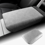 Armlenetrekk for Tesla Model 3 & Y, Lysegrå Armlenetrekk for Tesla Model 3 & Y, Lysegrå