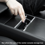 Midtkonsollklistremerker til Tesla Model 3 Highland, karbonfiber