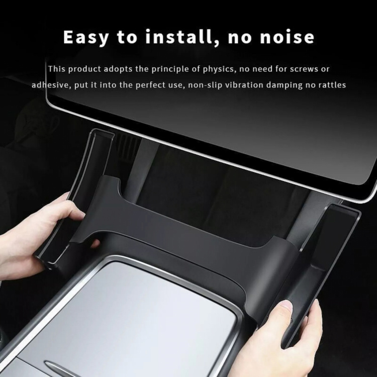 Tesla Model 3 og Y oppbevaringsbrett for midtkonsollen Tesla Model 3 og Y oppbevaringsbrett for midtkonsollen