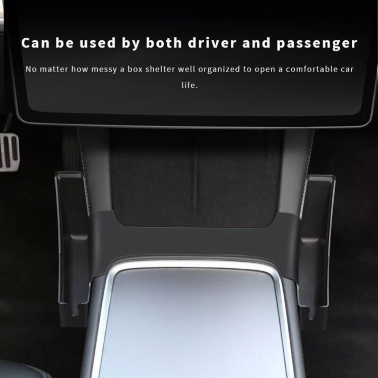 Tesla Model 3 og Y oppbevaringsbrett for midtkonsollen Tesla Model 3 og Y oppbevaringsbrett for midtkonsollen