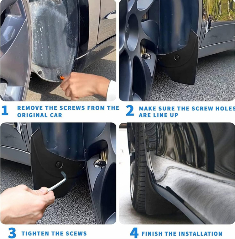 Skjermbeskyttere foran og bak til Tesla Model Y