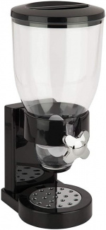 Müsli- og frokostblandingsdispenser, enkel - svart