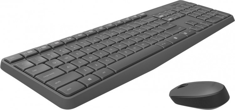 Logitech mK235 trådløst tastatur og mus Logitech mK235 trådløst tastatur og mus