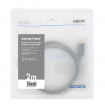 LogiLink DisplayPort-kabel 1.4 8K/4K 2 meter LogiLink DisplayPort-kabel 1.4 8K/4K 2 meter
