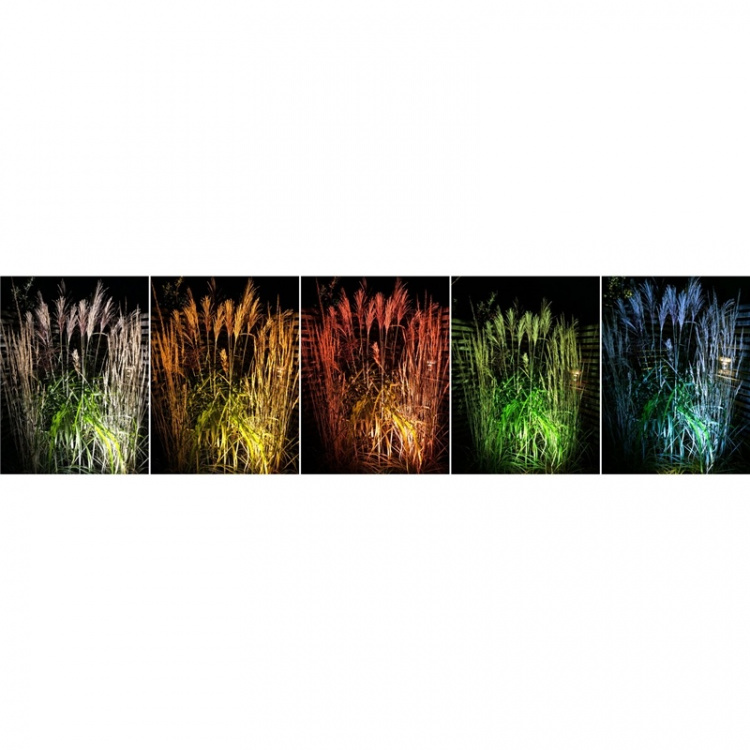 LightsOn Medusa Ground spot med fargefilter LightsOn Medusa Ground spot med fargefilter