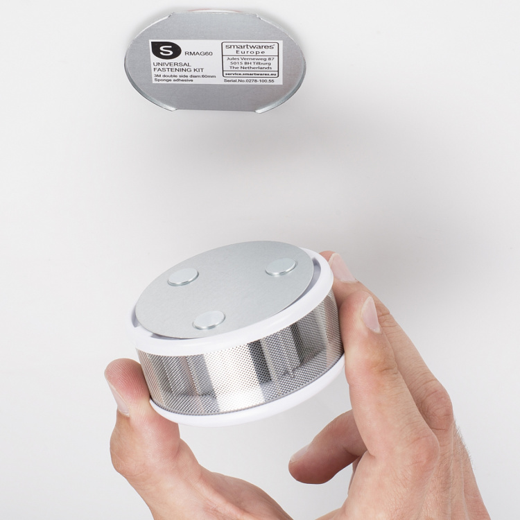 Smartwares Magnetisk montering av røykvarsler 7cm+