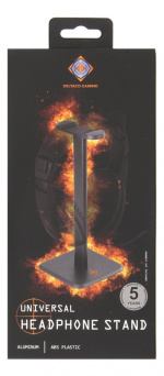 DELTACO GAMING Universalt hodetelefonstativ, aluminum, antiskli, svart DELTACO GAMING Universalt hodetelefonstativ, aluminum, antiskli, svart
