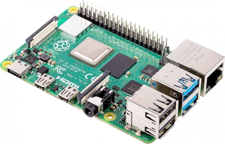 Raspberry Pi 4 Model B, 4 GB RAM, USB-C, dobbel Micro HDMI Raspberry Pi 4 Model B, 4 GB RAM, USB-C, dobbel Micro HDMI