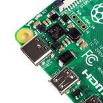 Raspberry Pi 4 Model B, 4 GB RAM, USB-C, dobbel Micro HDMI Raspberry Pi 4 Model B, 4 GB RAM, USB-C, dobbel Micro HDMI