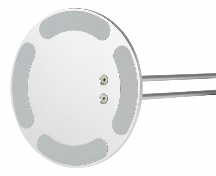 DELTACO Universelt hodetelefonstativ, aluminium, antiskli, sølv