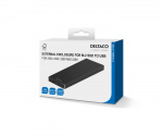 DELTACO Eksternt M.2-kabinett, USB 3.0, 5 Gbps, svart