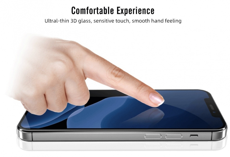 3-pakning Mr Yes Fulldekkende skjermbeskytter i herdet glass for iPhone 11 Pro