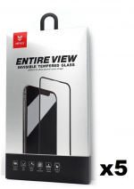 5-pakning Mr Yes Skjermbeskytter i herdet glass for iPhone XS Max med 3D-beskyttelse 5-pakning Mr Yes Skjermbeskytter i herdet glass for iPhone XS Max med 3D-beskyttelse