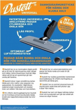 Dustett Universelt støvsugermunnstykke med god sugeevne Dustett Universelt støvsugermunnstykke med god sugeevne