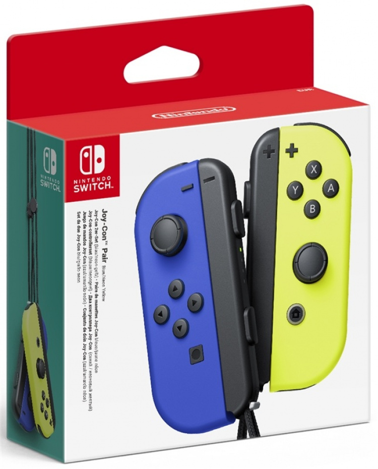 Nintendo Switch Joy-Con-par, blå/neongul