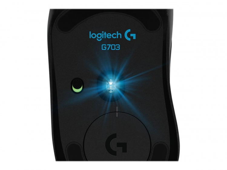Logitech G703 - spillmus - LIGHTSPEED med HERO - optisk - 6 knapper - trådløs