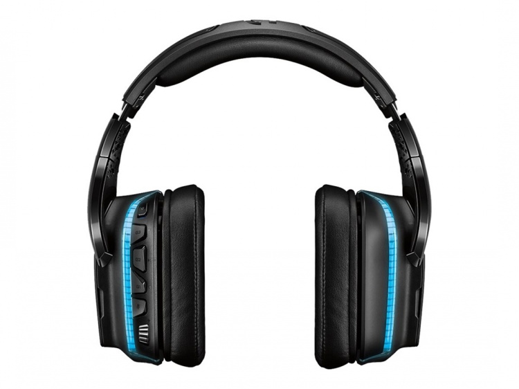 Logitech Gaming Headset G935 - 7.1 kanaler - full størrelse - trådløs - svart, blå Logitech Gaming Headset G935 - 7.1 kanaler - full størrelse - trådløs - svart, blå