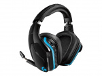 Logitech Gaming Headset G935 - 7.1 kanaler - full størrelse - trådløs - svart, blå Logitech Gaming Headset G935 - 7.1 kanaler - full størrelse - trådløs - svart, blå