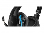 Logitech Gaming Headset G935 - 7.1 kanaler - full størrelse - trådløs - svart, blå Logitech Gaming Headset G935 - 7.1 kanaler - full størrelse - trådløs - svart, blå