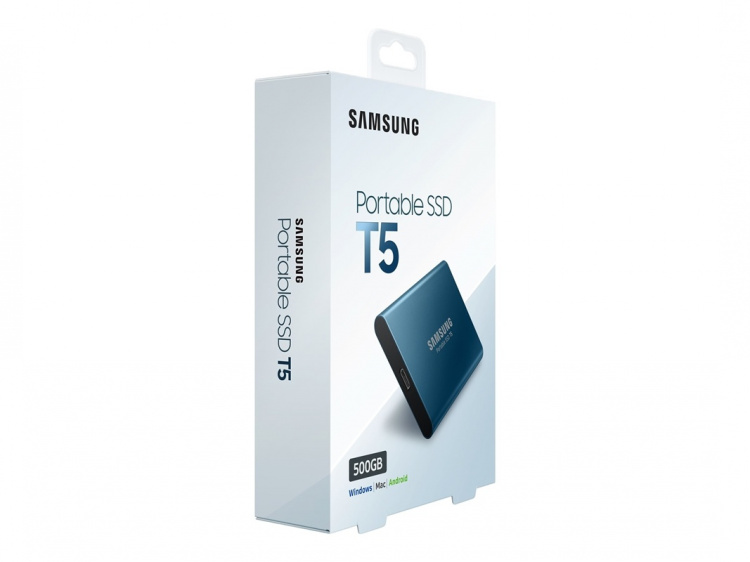 Samsung Bærbar SSD T5 SSD MU-PA500 500 GB USB 3.1 Gen 2