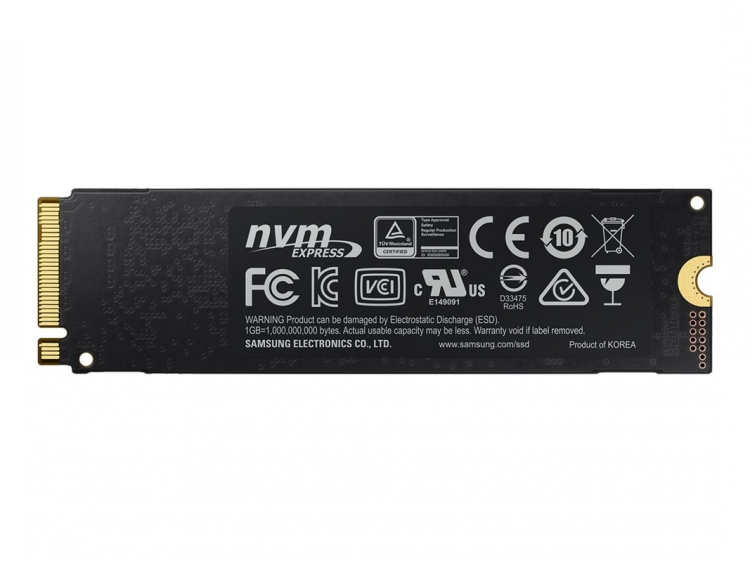 Samsung 970 EVO SSD MZ-V7S1T0BW 1 TB M.2 PCI Express 3.0 x4 (NVMe)