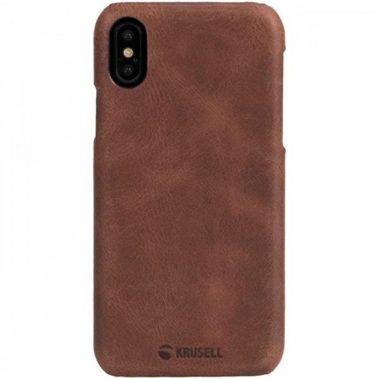 Krusell Sunne for iPhone X/Xs, Cognac Krusell Sunne for iPhone X/Xs, Cognac