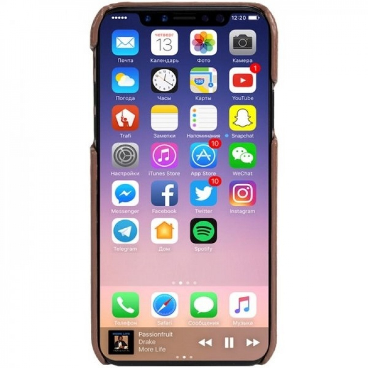 Krusell Sunne for iPhone X/Xs, Cognac Krusell Sunne for iPhone X/Xs, Cognac