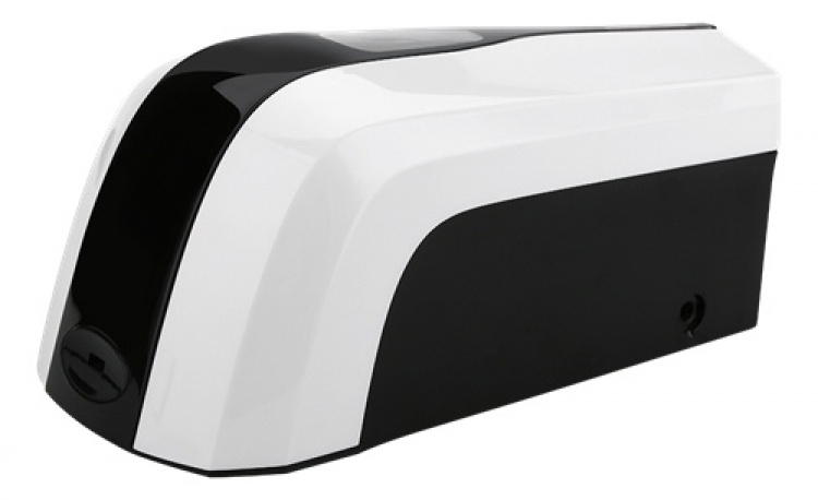 DELTACO OFFICE Berøringsfri dispenser for hånddesinfeksjon, hvit/svart